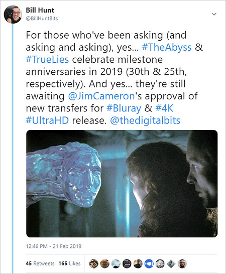 Bill Hunt Twitter post