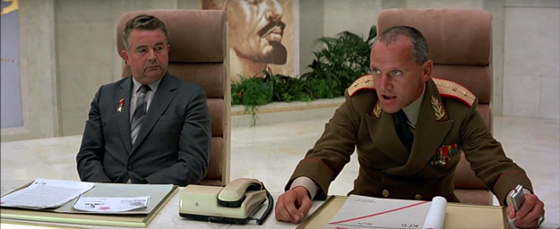 A scene from Octopussy (1983).